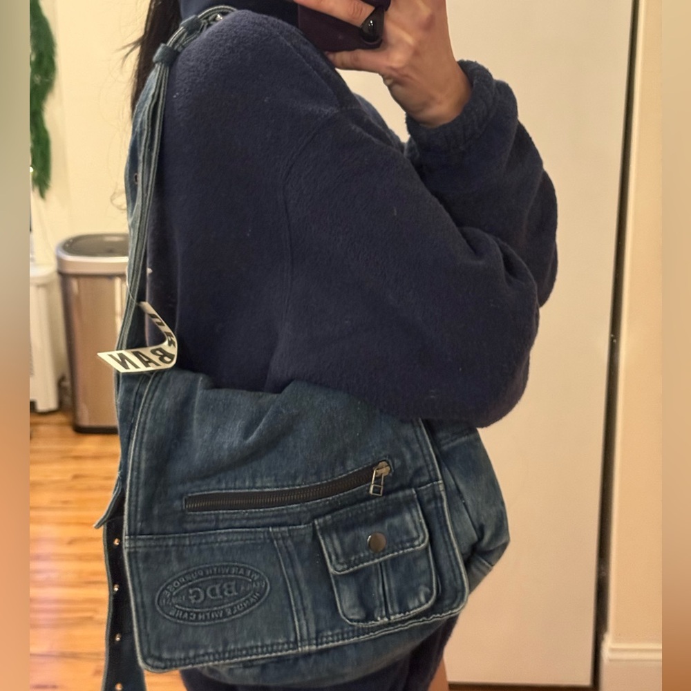 Urban Outfitters Blue Denim Shoulder Bag